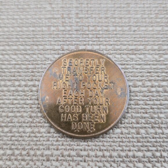 Boy Scout Pocket Good Turn Token Coin A7126 - Picture 2 of 6